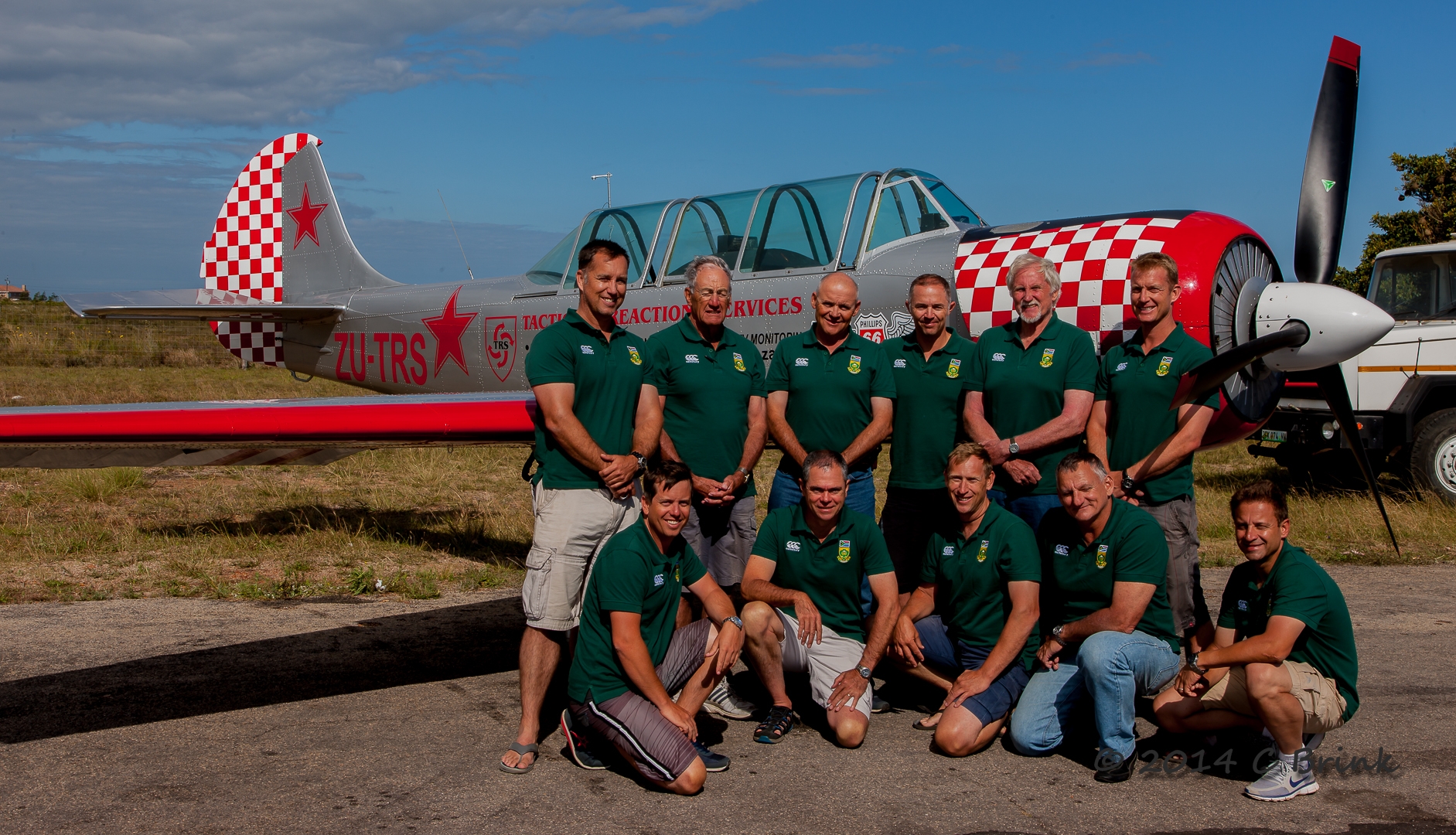 Yak-52 WAC and First Intermediate WAC 2014 - South African Team - Mossel Bay 2014 -.JPG